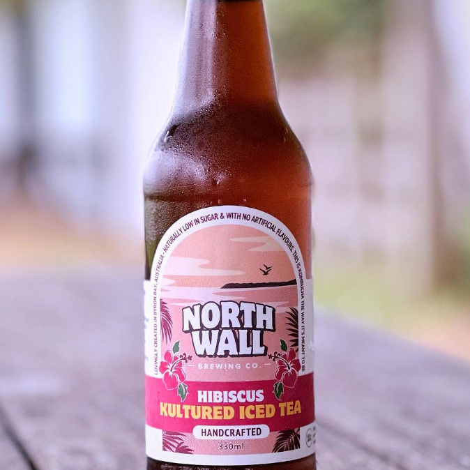 NEW Kulutured Hibiscus Iced Tea 750ml  - North Wall Brewing Co.