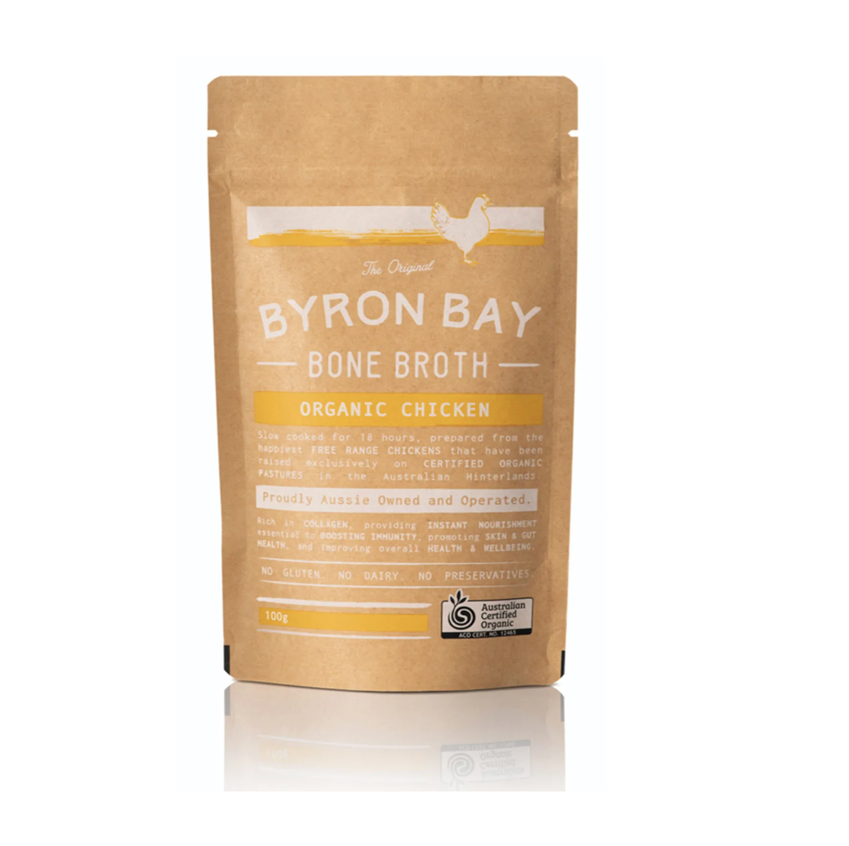 Organic Chicken & Vegetable Bone Broth - Byron Bay Bone Broth