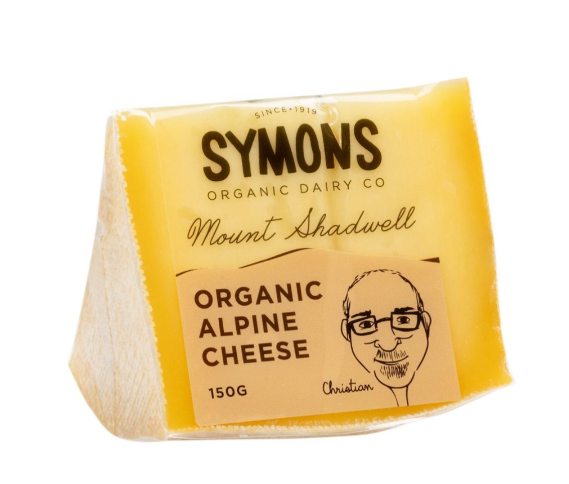 Organic Alpine Cheese - Symons 150g