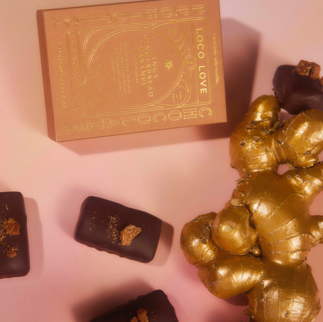 XMAS EDITION Zingy Gingerbread Caramel with Gold Dust - Loco Love