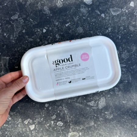 Apple Crumble Organic & GF - The Good Farm Shop (Serves 2 or more)