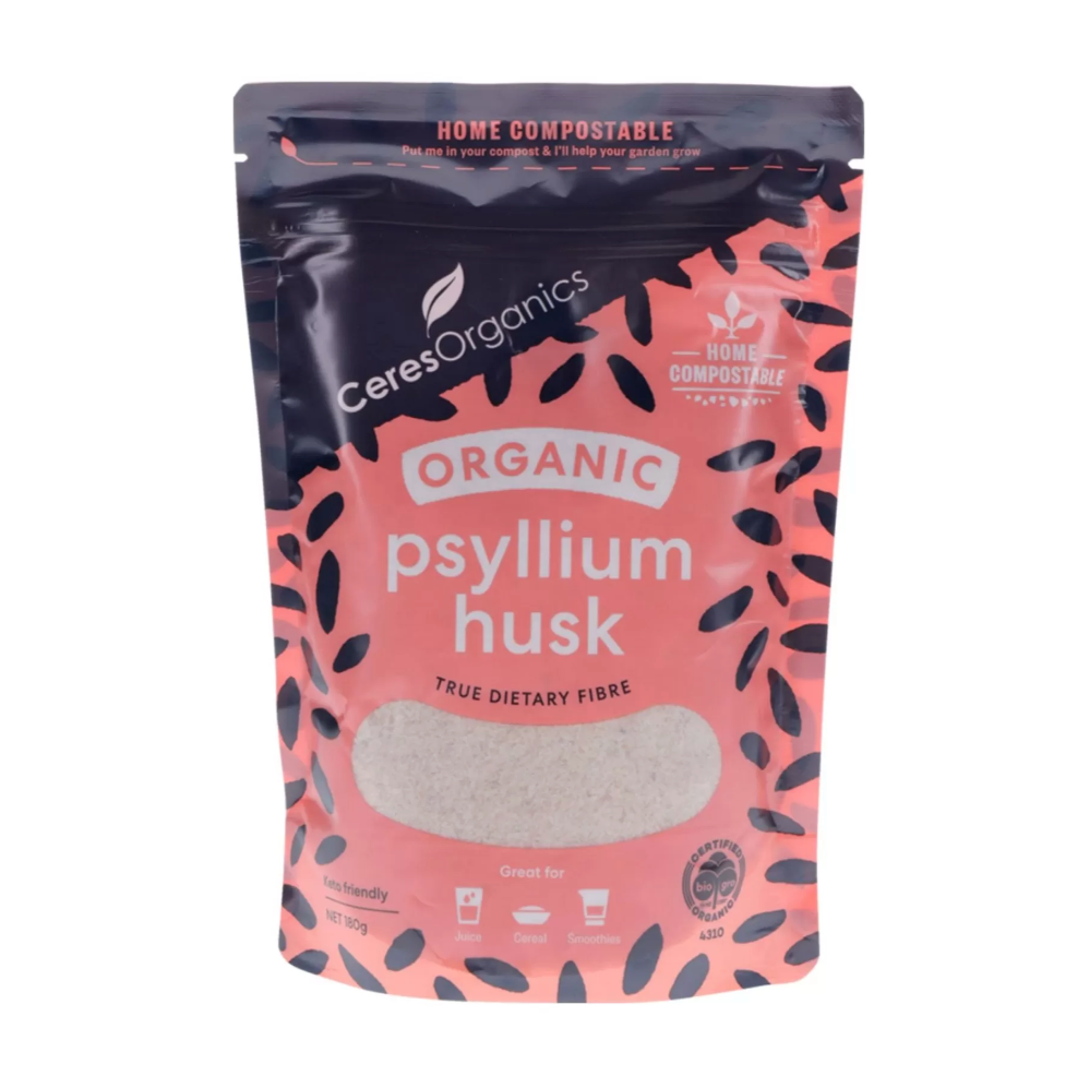 Organic Psyllium Husk 180g - Ceres Organics