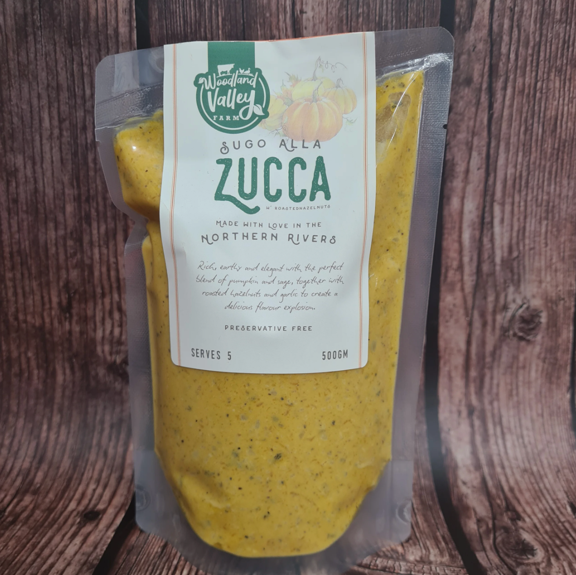 *NEW* Pumpkin Zucca Pasta Sauce 500gm - LOCAL HANDMADE PASTA SAUCE