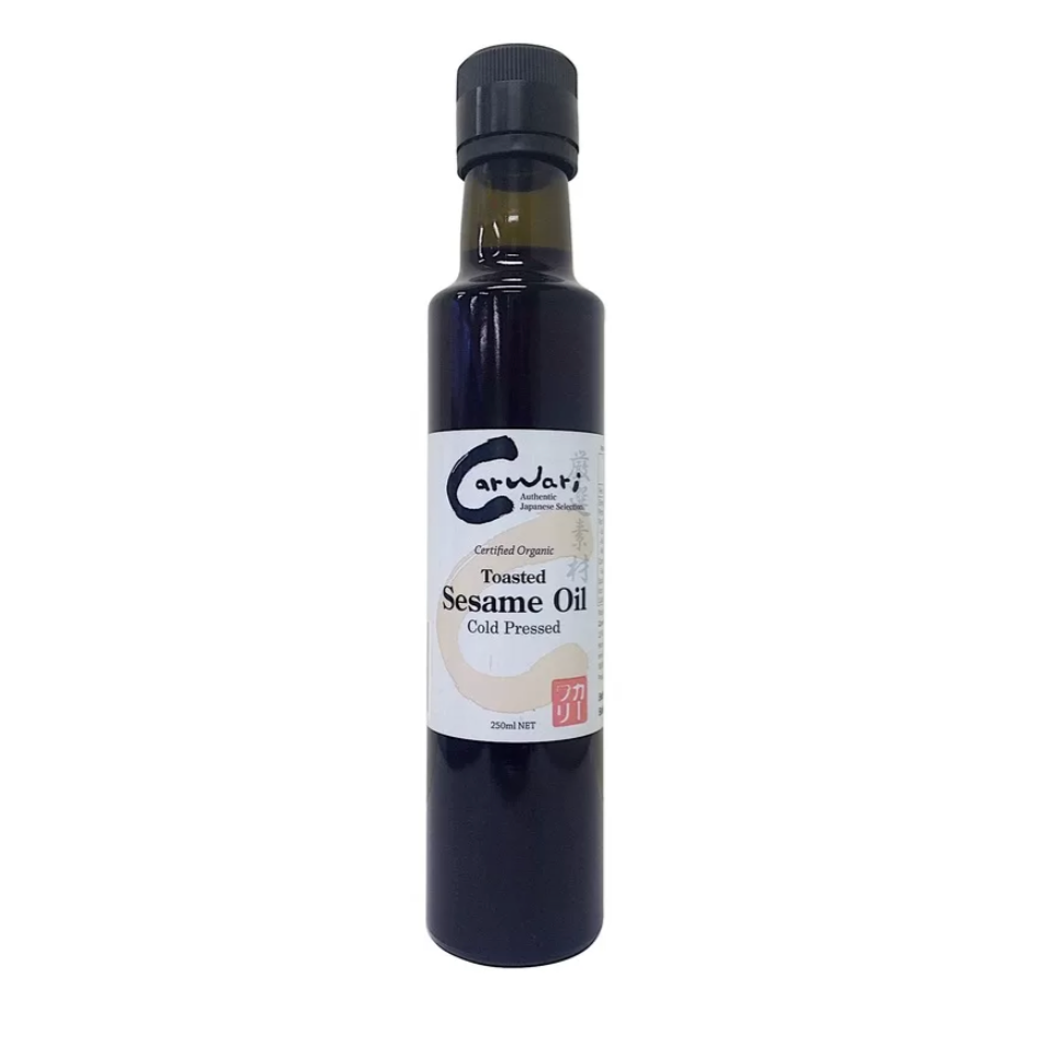 Organic Toasted White Sesame Oil 250ml - Carwari