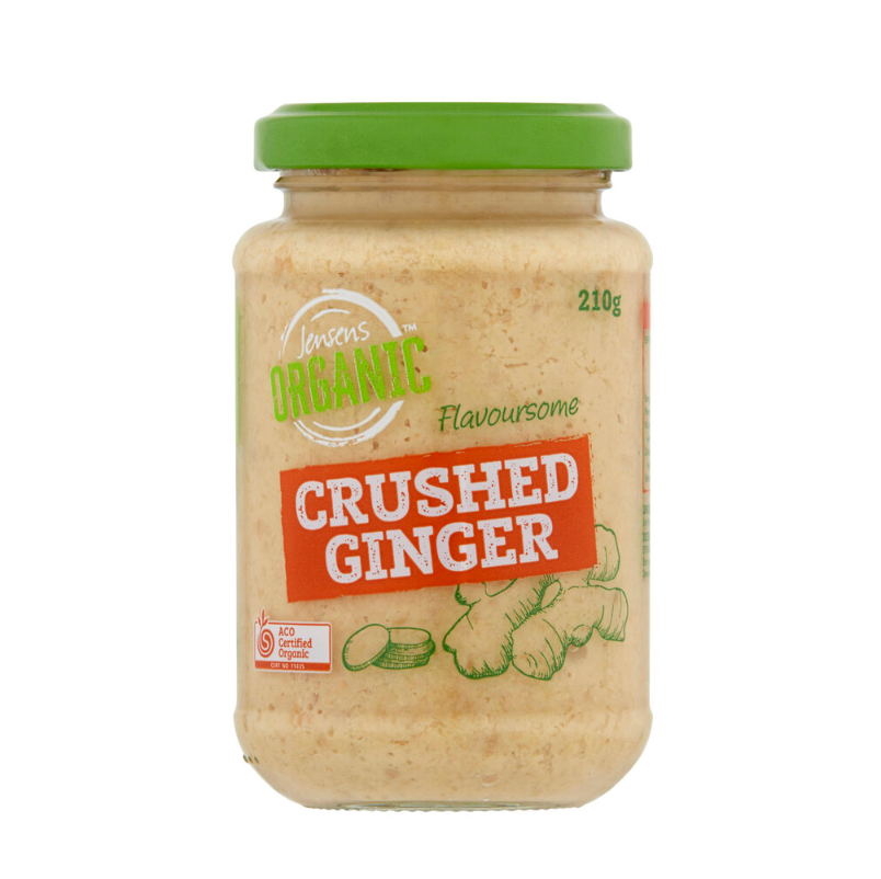 Organic Crushed Ginger 220g - Jensens Organic