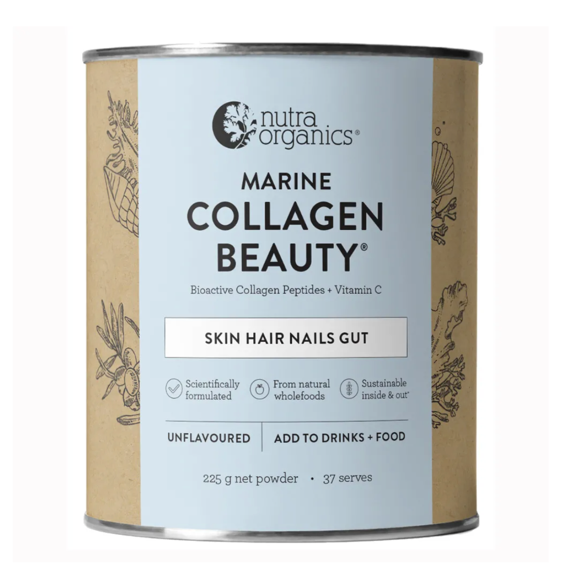 Marine Collagen Beauty 450g - Nutra Organics