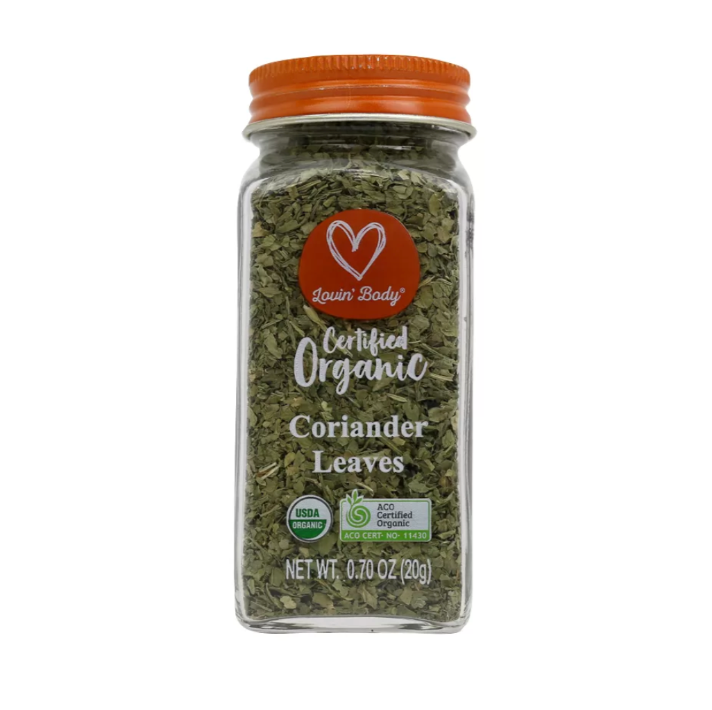 Organic Coriander Leaves Dried 40g - Lovin Body