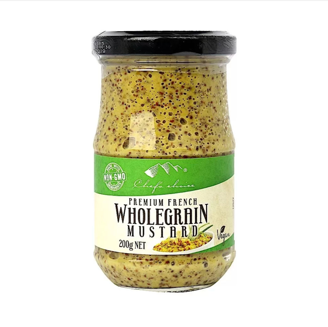 Organic Wholegrain Mustard 200g - Chefs Choice