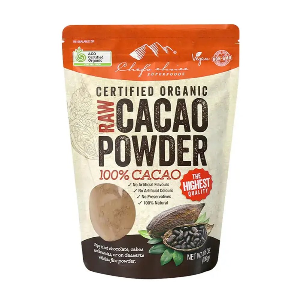 Organic Raw Cacao Powder 300g - Chef's Choice