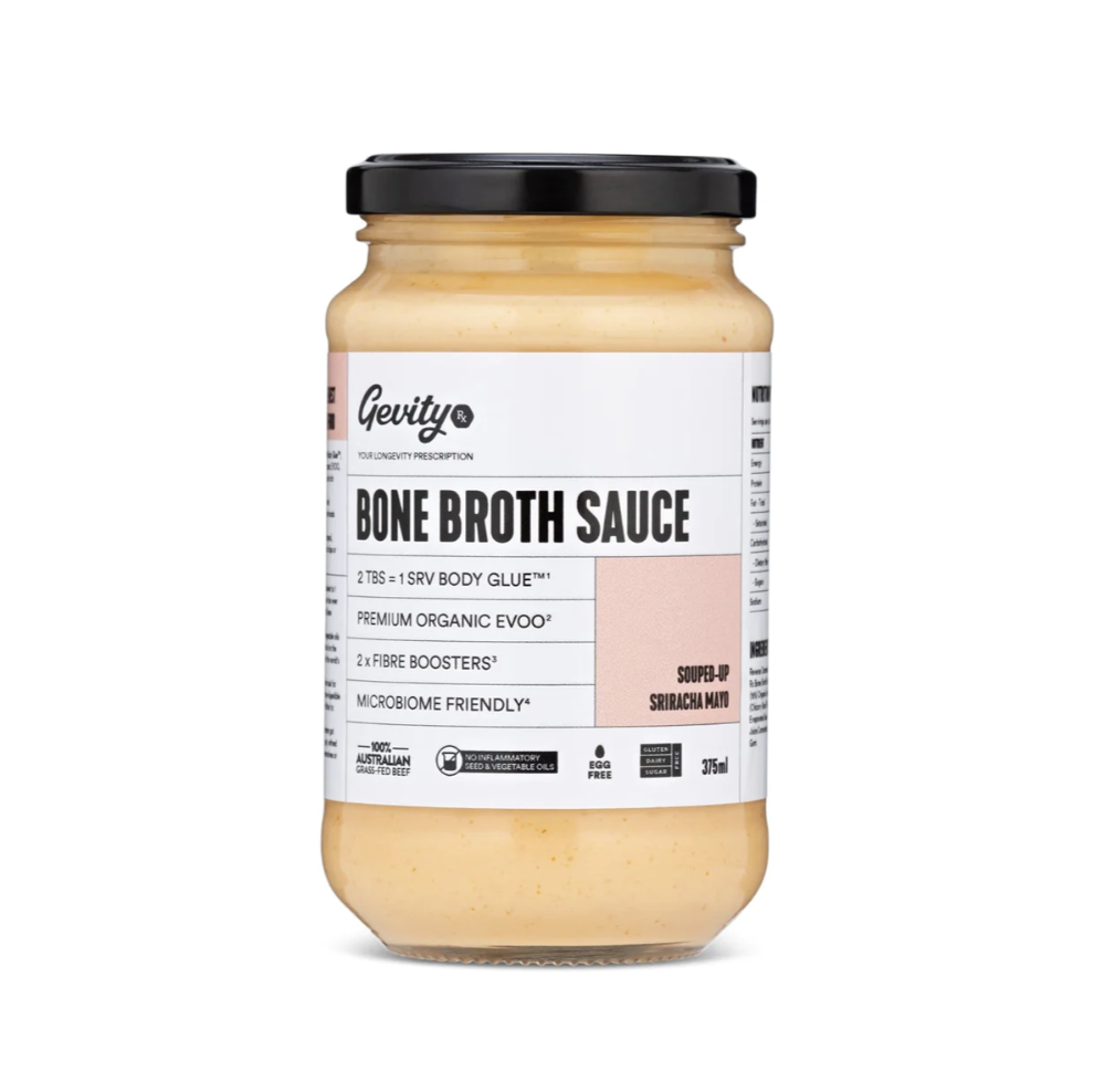 Souped Up Sriracha Mayo Bone Broth Sauce 375ml - Gevity Rx *BACK IN STOCK*