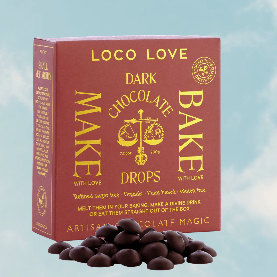 Dark Chocolate Drops 200G- Loco Love