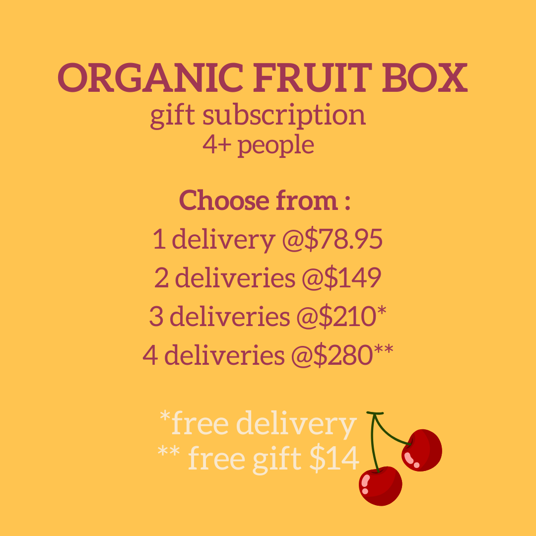 Gift Subscription -  LARGE Organic Seasonal Fruit Box