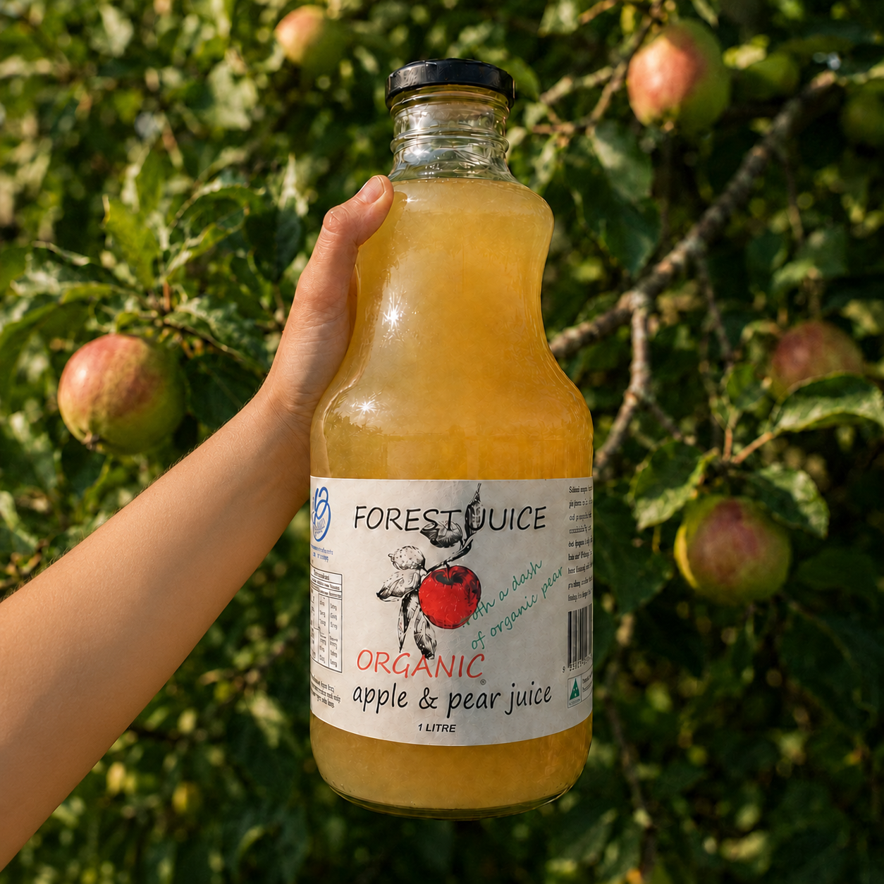 Organic Apple & Pear Juice 1L - Forrest Orchards