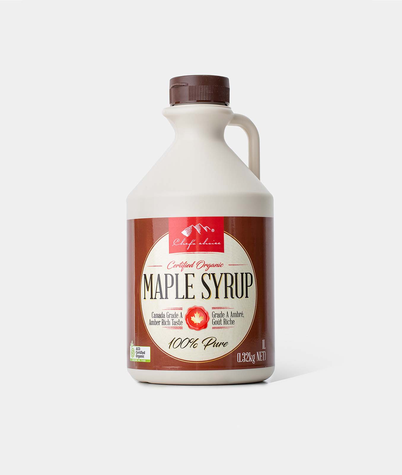 Maple Syrup 100% Organic, 1L - Chef's Choice