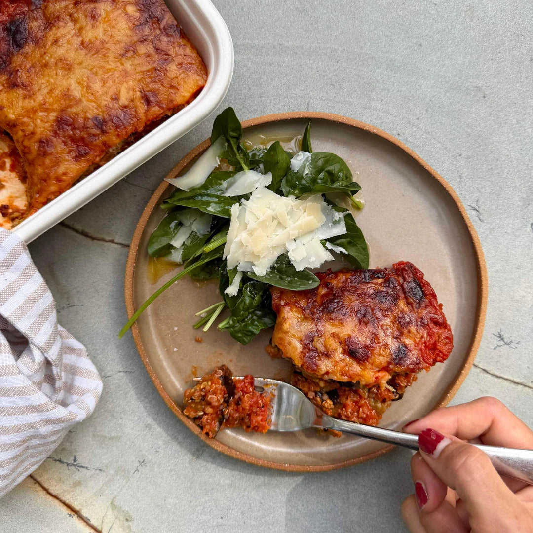 Eggplant Parmigiana - Organic & GF (NEW)  - The Good Farm Shop (Serves 2)