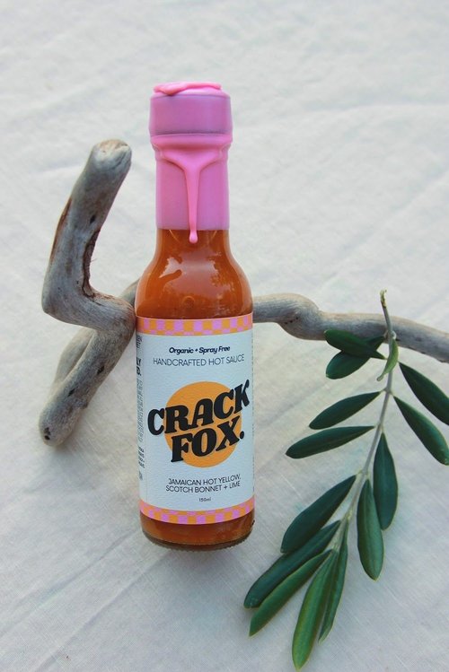 Hot Jamaica, Scotch Bonnet + Lime Hot Sauce - Crack Fox