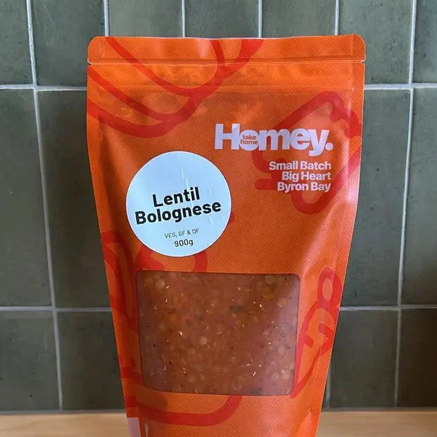 Lentil Bolognese - HOMEY - Ready To Enjoy Meals (Serves 3-4)