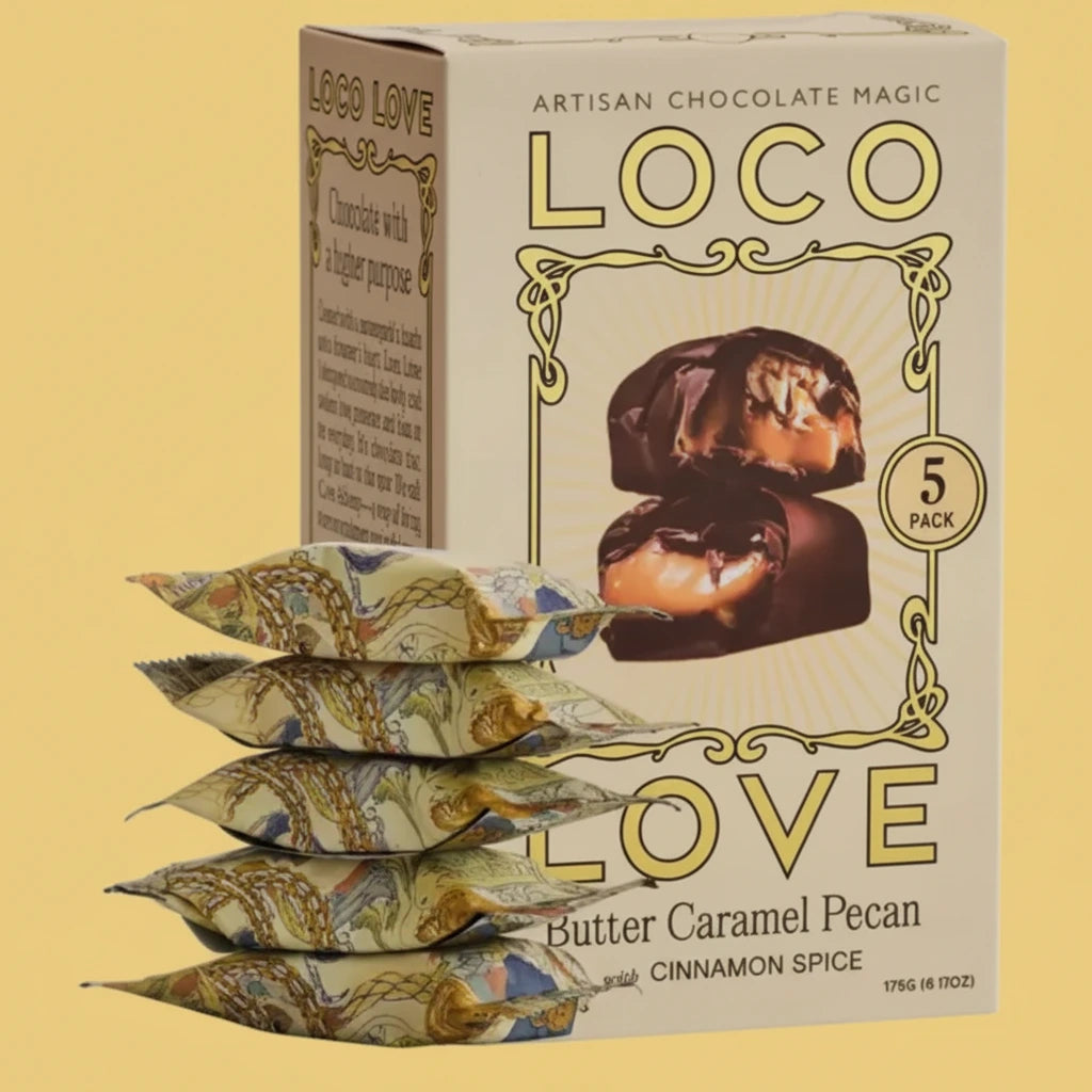 Butter Caramel Pecan with Cinnamon FIVE Pack - Loco Love
