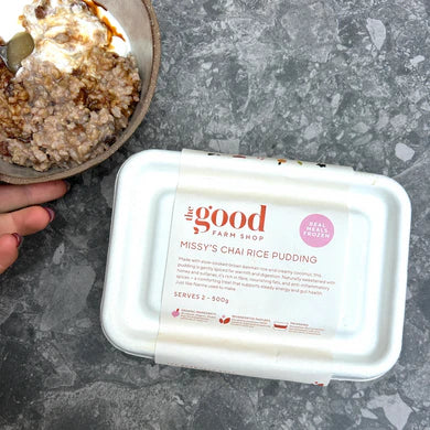 Missy's Chai Rice Pudding - Organic & GF - The Good Farm Shop (Serves 2)