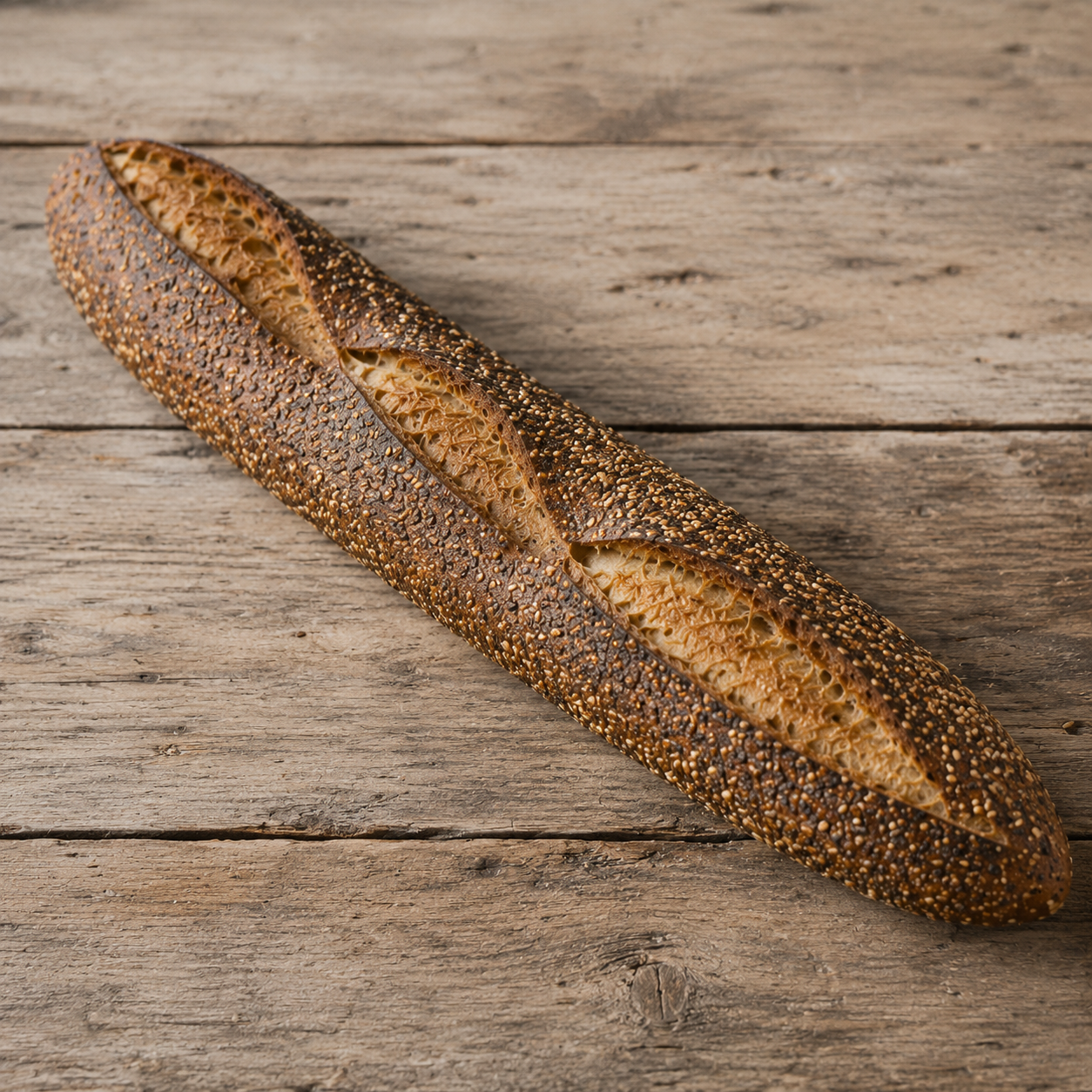 *NEW* Seeded Baguette Bread Social Semi Sourdough
