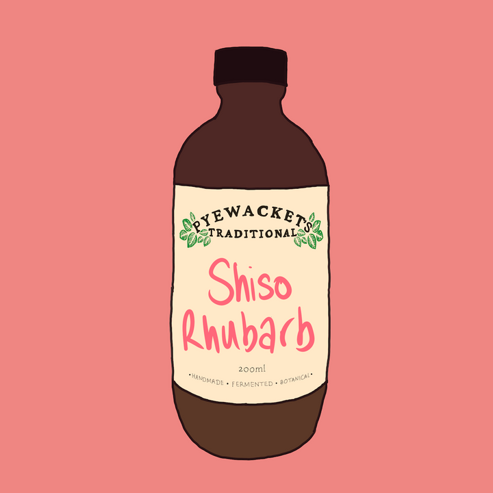 Pyewacket's Traditional Shiso Rhubarb Shrub - Limited Edition