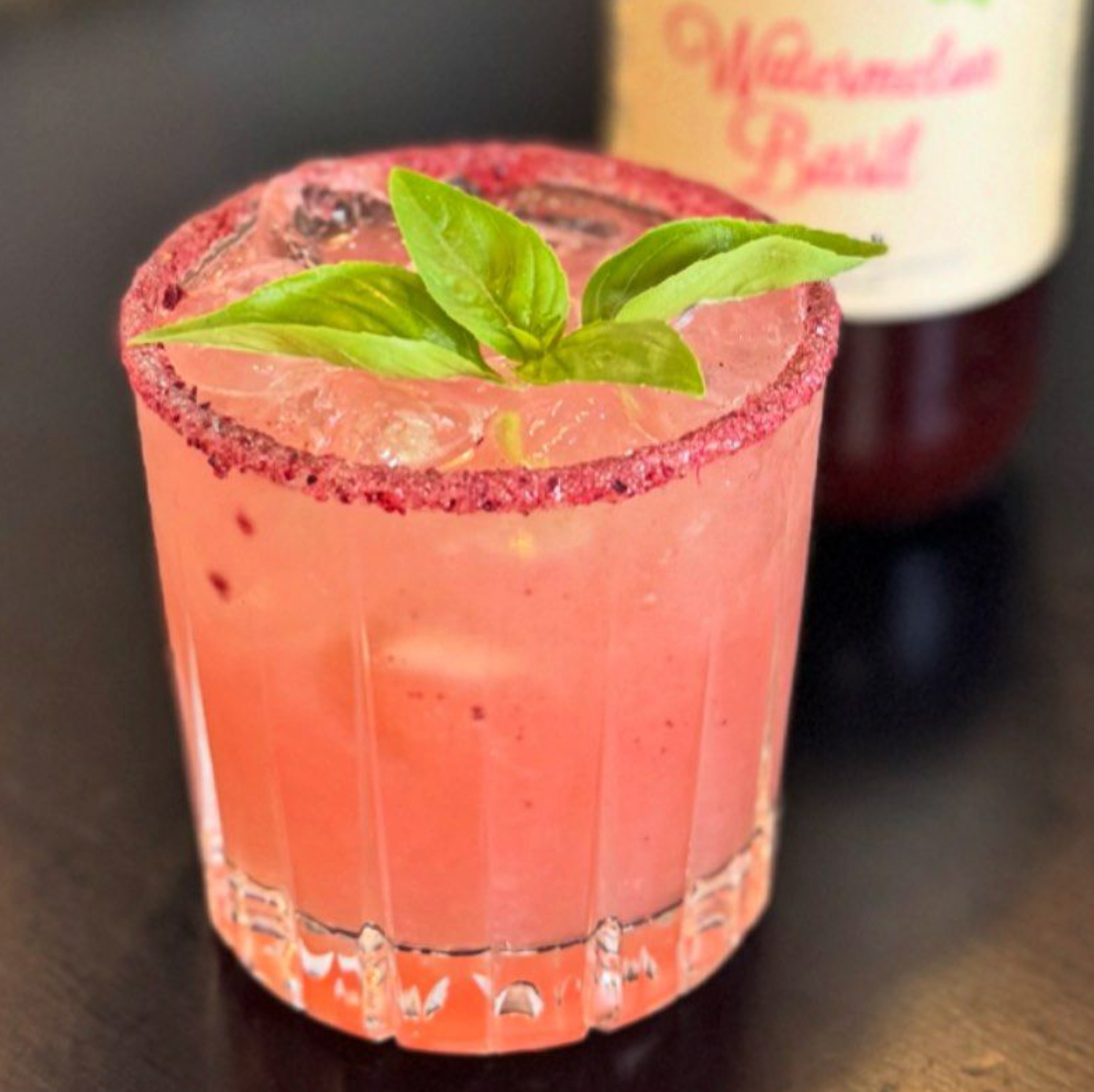 Pyewacket's Traditional Watermelon Basil Shrub