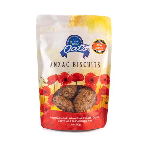 UNCONTAMINATED OATS Anzac Biscuits  240g 