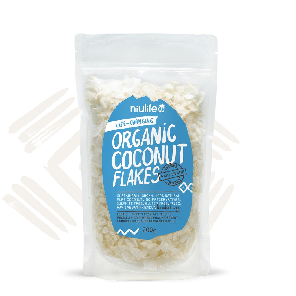 Organic Flaked Coconut - Niulife 200g