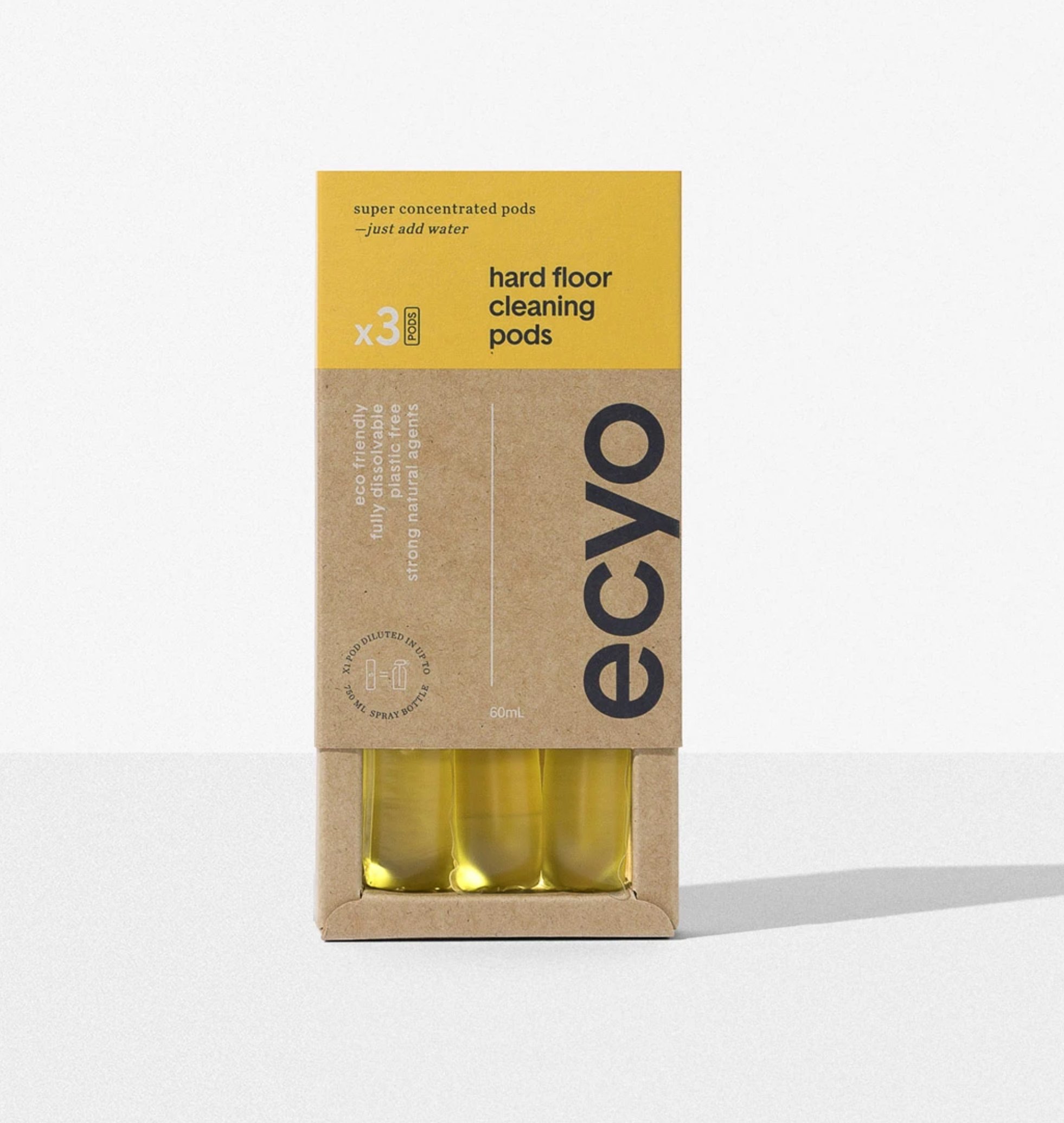 Ecyo Hard Floor Cleaning Pods (for Spray Bottles)