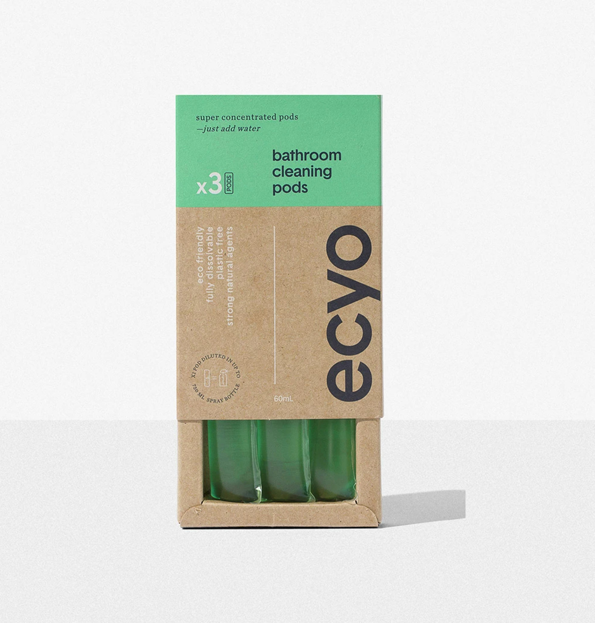Ecyo Bathroom Cleaning Pods (for Spray Bottles)