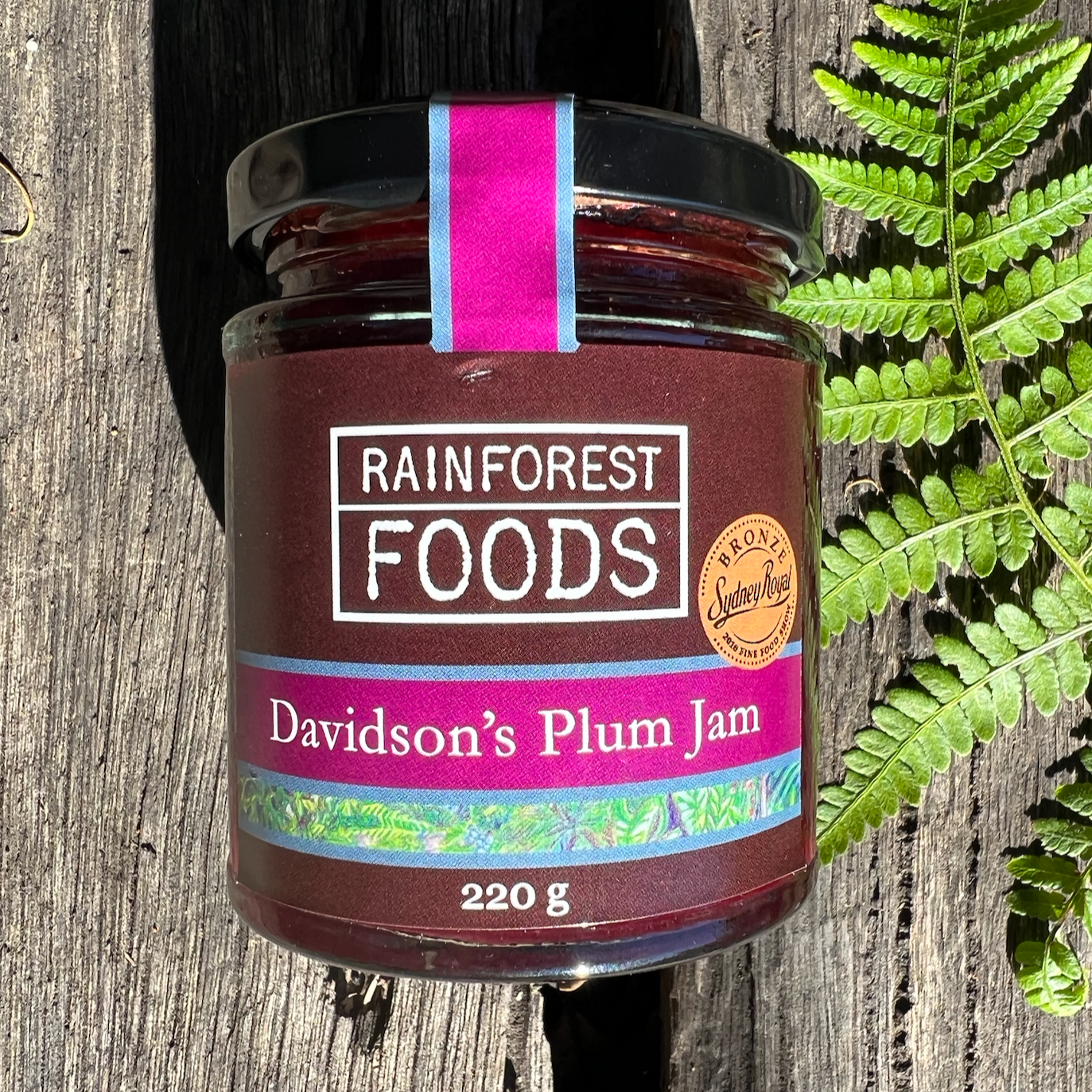 Davidson's Plum Jam - Rainforest Foods 220ml