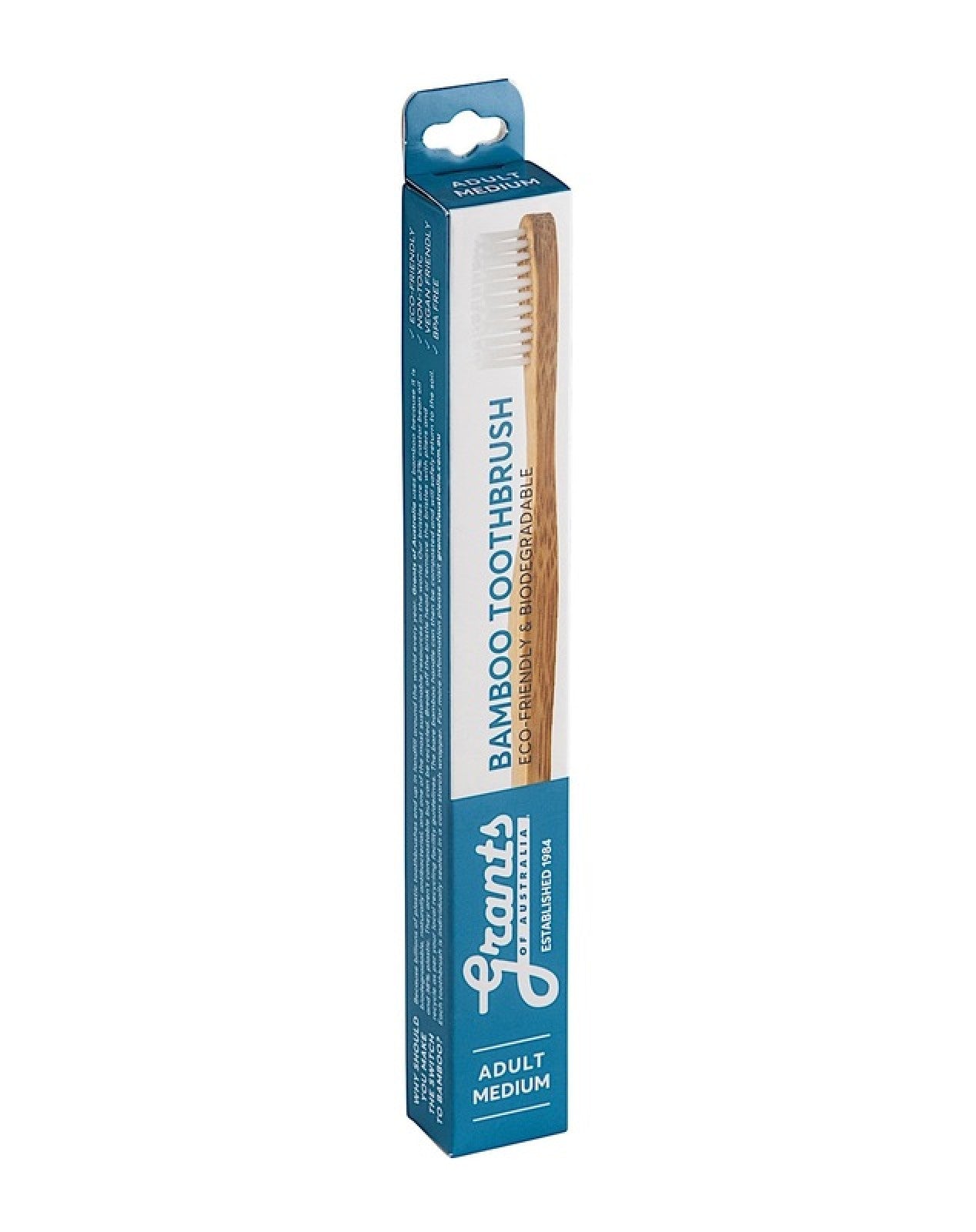 Bamboo Toothbrush Adult Medium - Grants