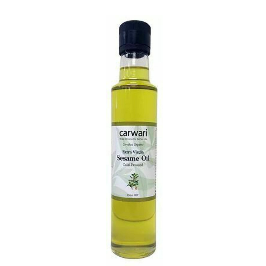 Extra Virgin Organic Sesame Oil 220ml - Carwari