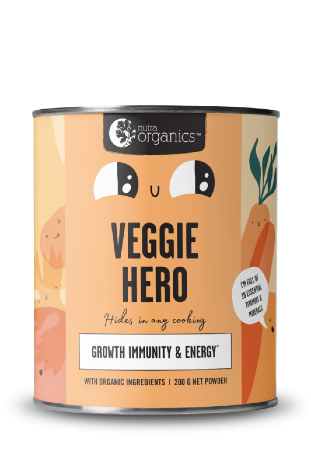 NUTRA ORGANICS Superfoods for Kidz Veggie Hero 200g