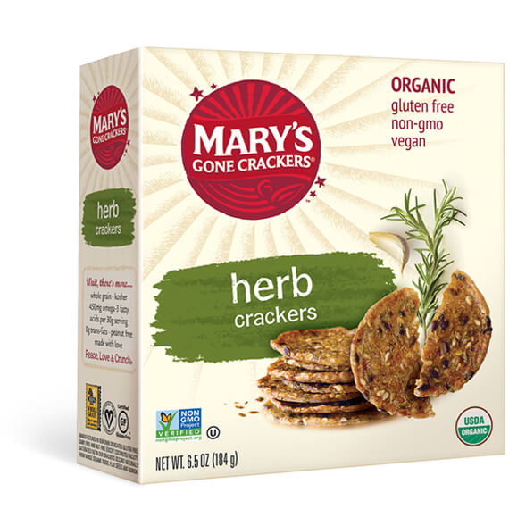 MARY'S GONE CRACKERS Herb Crackers  184g