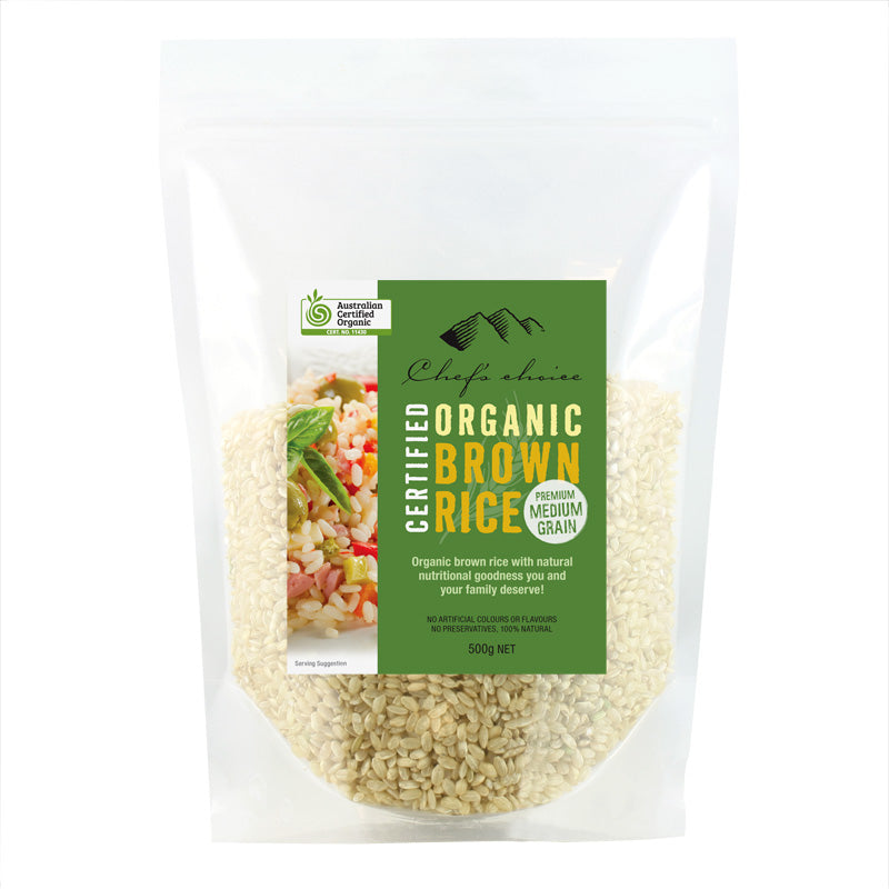 Organic Brown Rice 500g - Chef's Choice