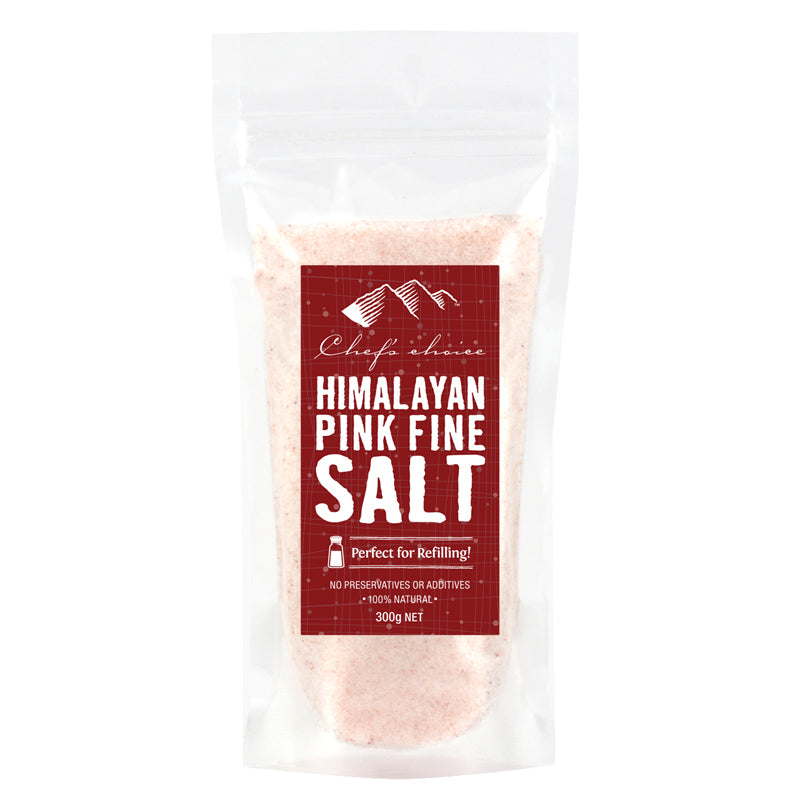 CHEF'S CHOICE Himalayan Pink Fine Salt Standing Pouch