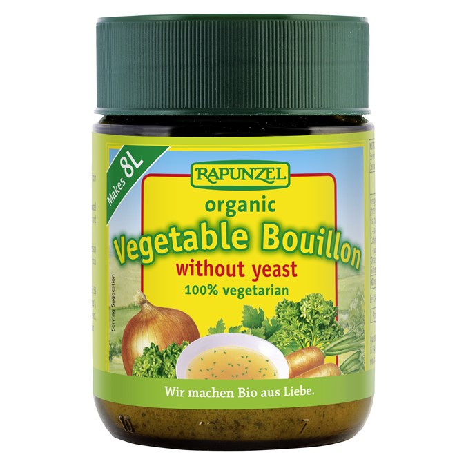 CERES ORGANICS Rapunzel Vegetable Bouillon Powder, Yeast Free  125g
