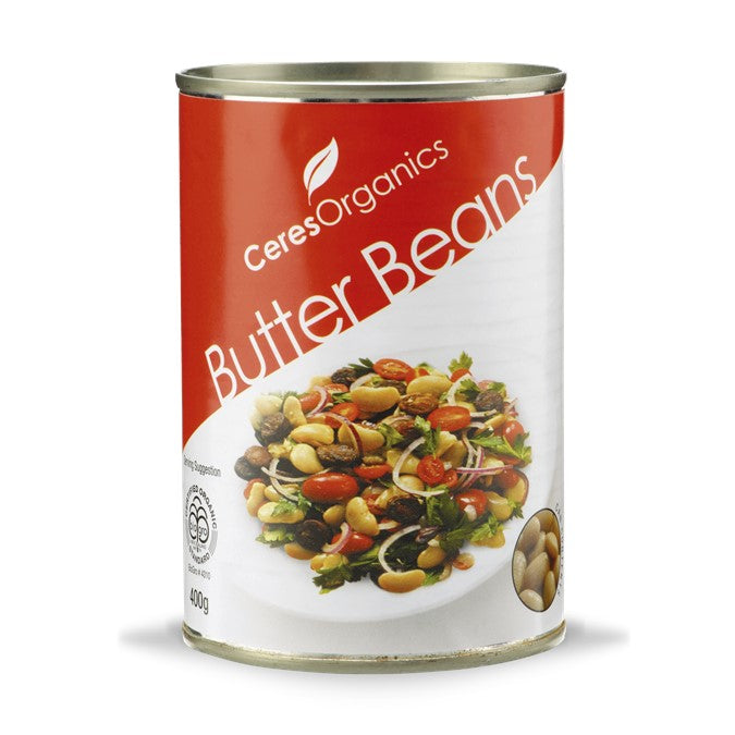 CERES ORGANICS Ceres Organic Butter Beans (can)  400g