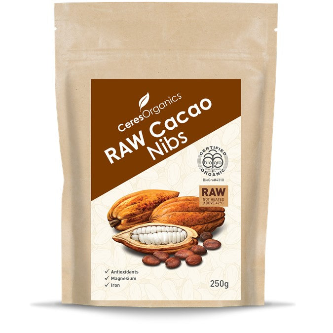 CERES ORGANICS Ceres Organic Cacao Nibs Raw  250g