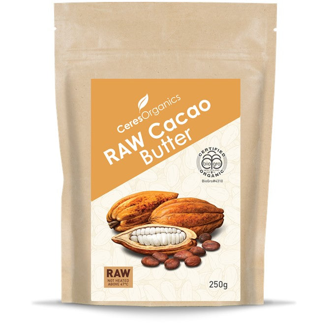 CERES ORGANICS Ceres Organic Cacao Butter Raw  250g