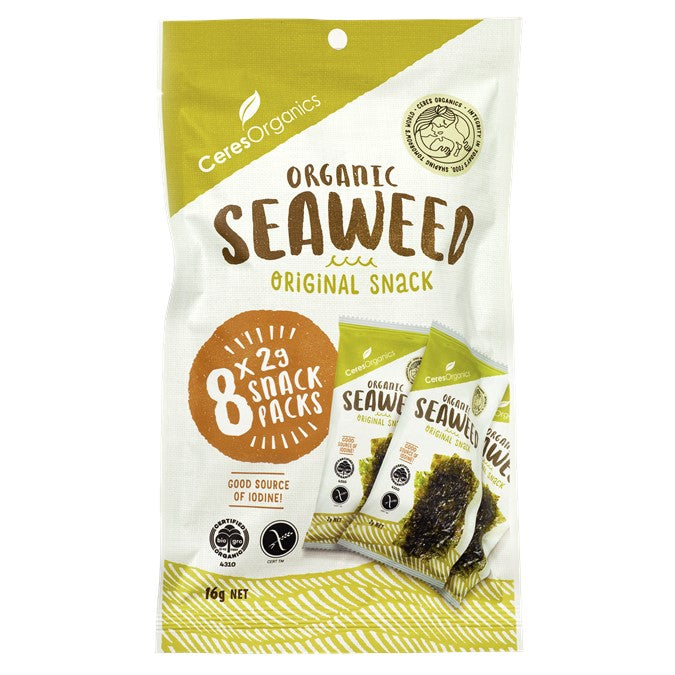 CERES ORGANICS Ceres Organic Seaweed Snack - MULTI PACK  5g