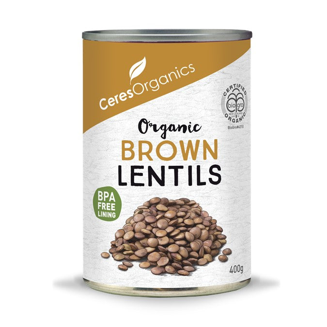 CERES ORGANICS Ceres Organic Brown Lentils (can)  425g
